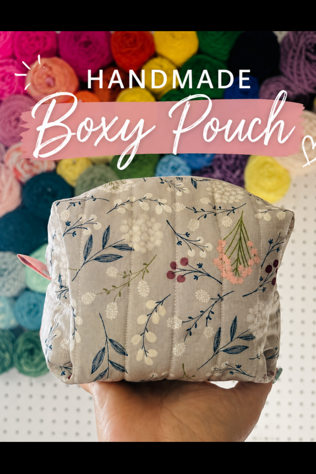Boxy Makeup Pouch