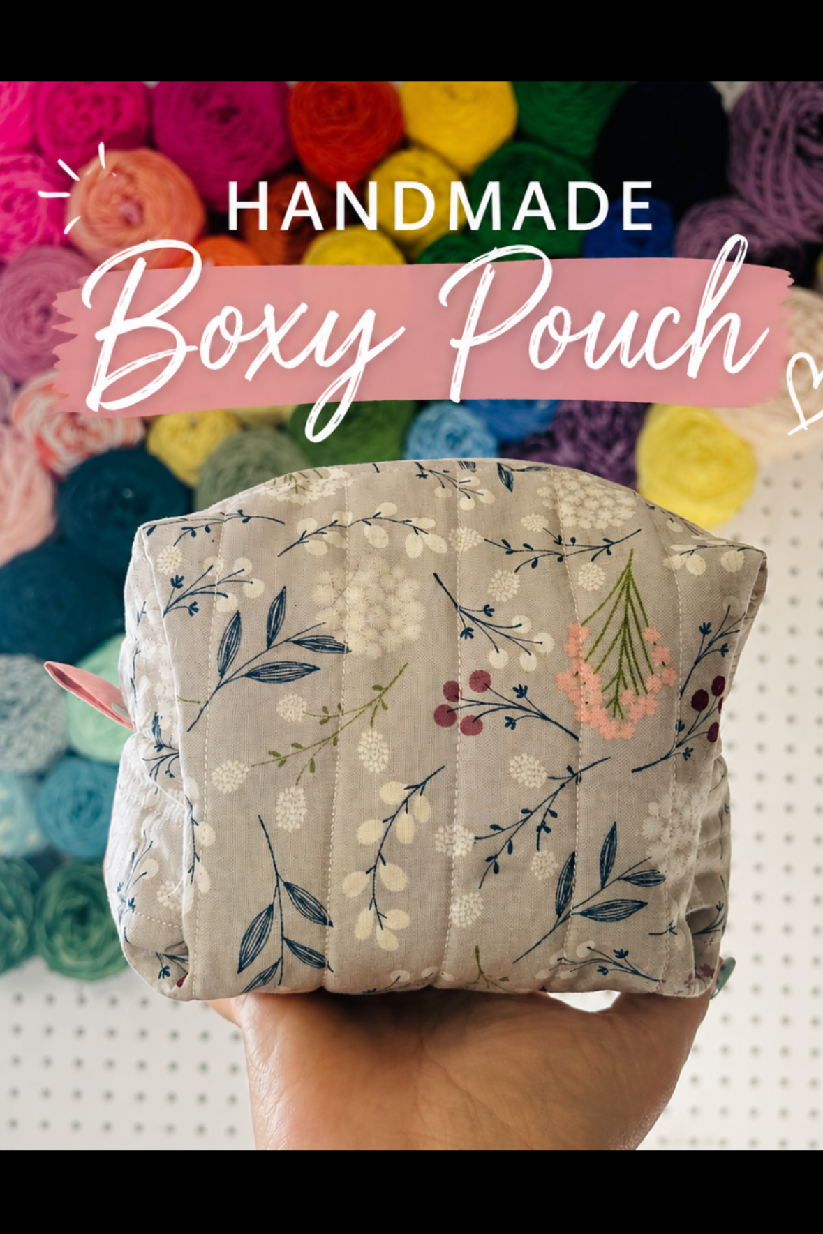 Boxy Makeup Pouch
