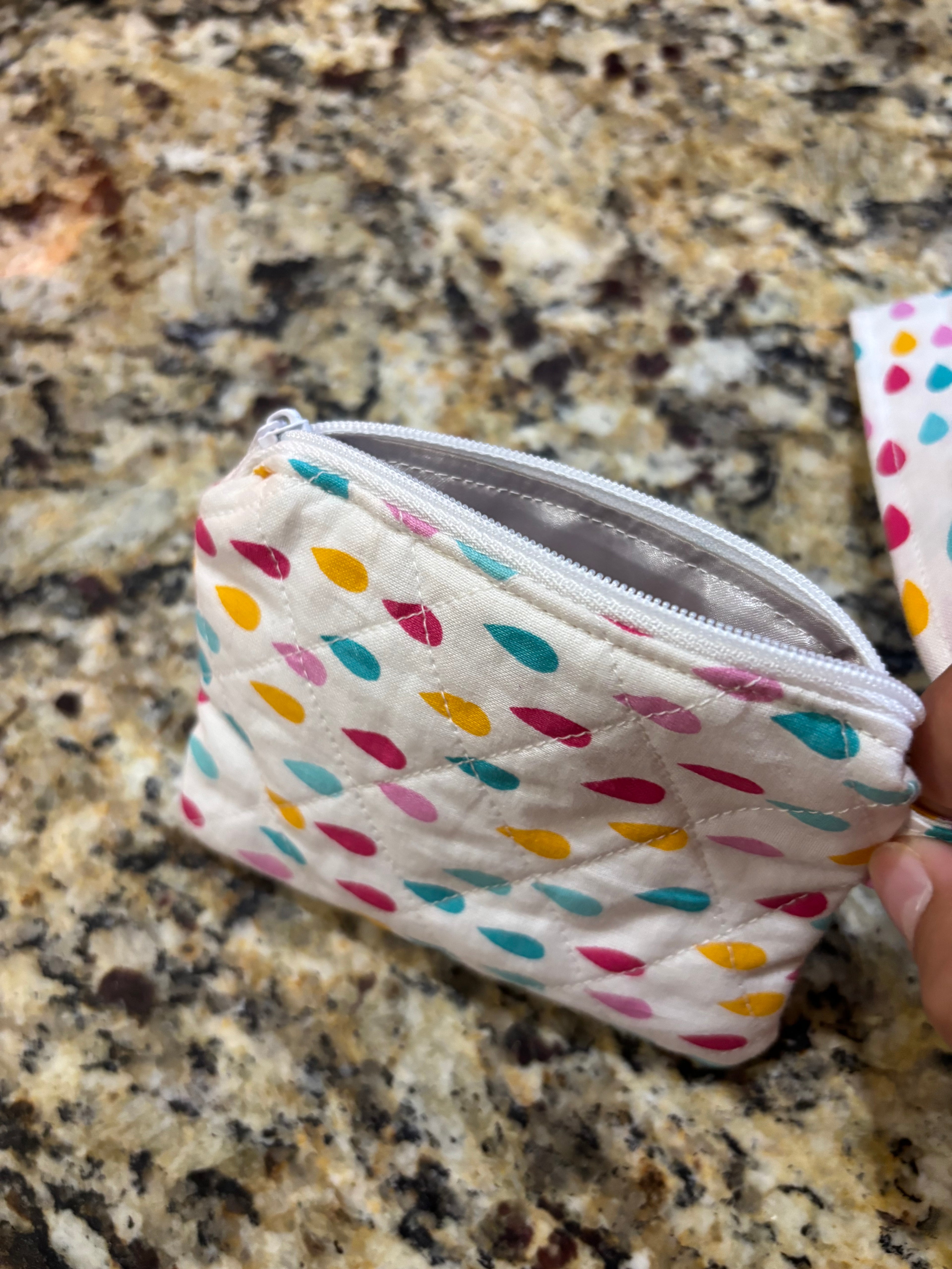 Multicolored Keychain Wallet |Wristlet